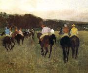 Edgar Degas Racecourse Spain oil painting artist